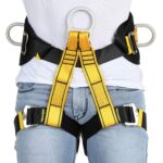 IBS Adjustable Half Body Industrial Safety Harness Belt For Construction Height Ideal For Climbing, Fall Protection